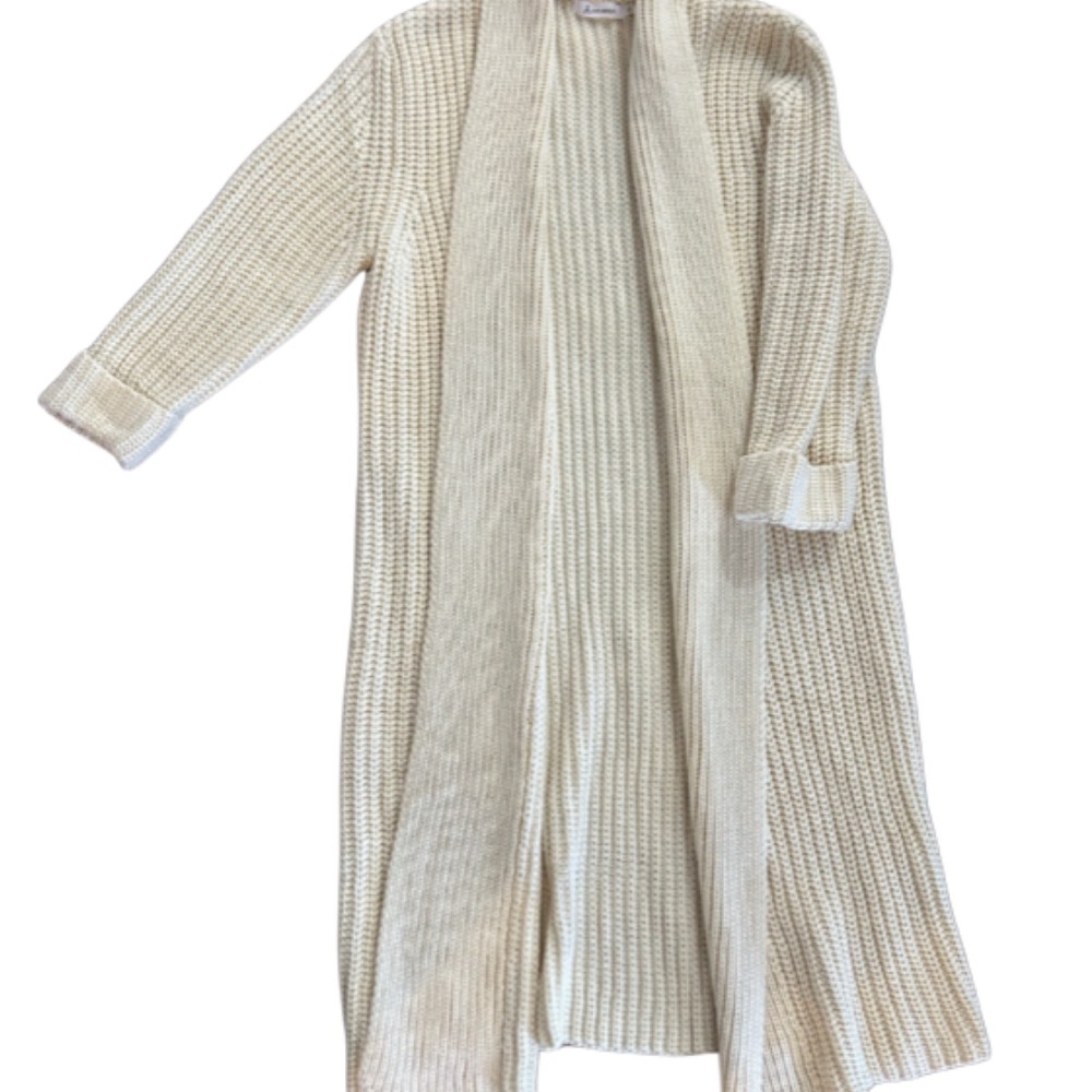 Creamy Knit Long Duster Cardigan